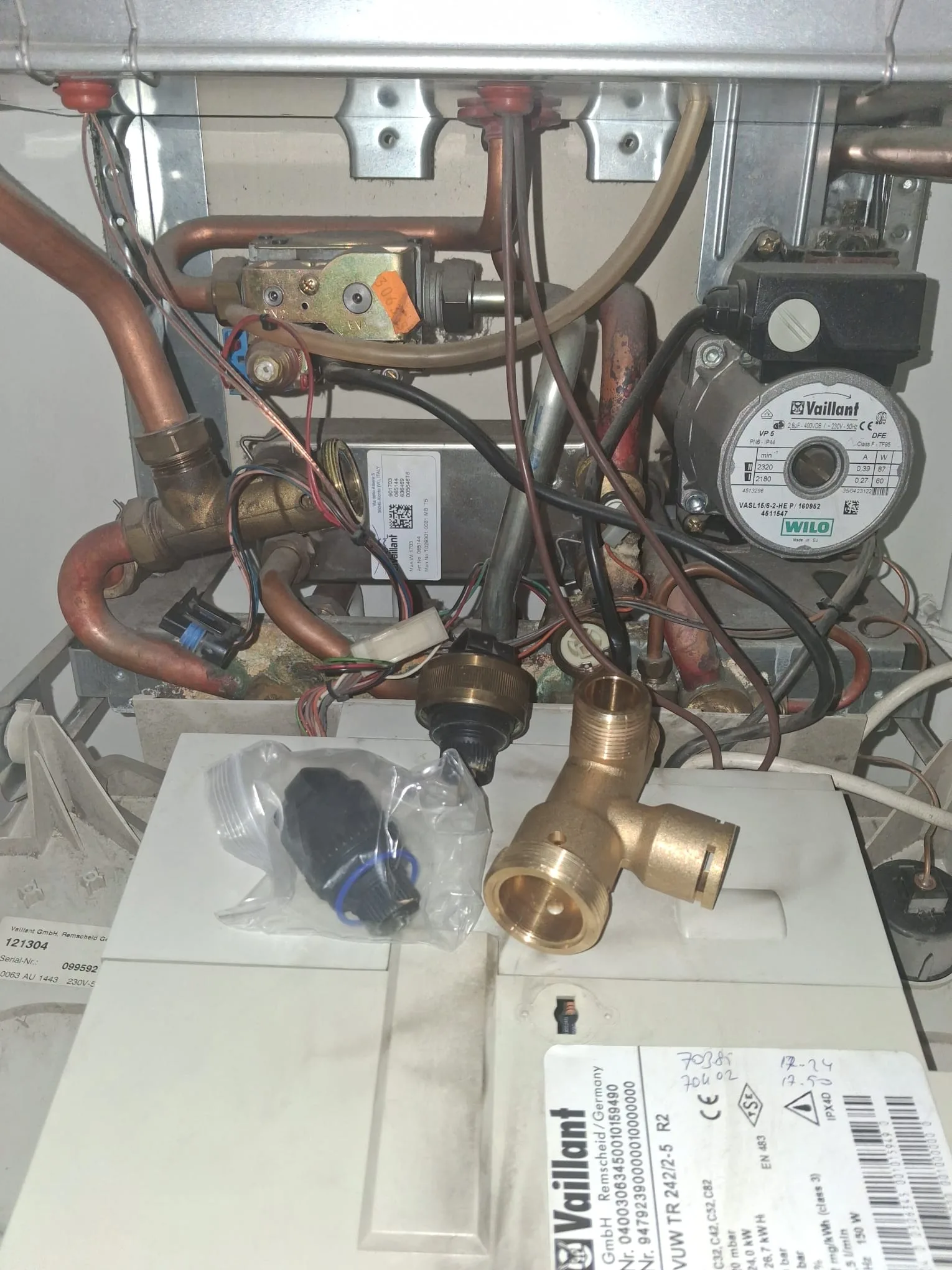 Vaillant kombi üç yol vana değişimi